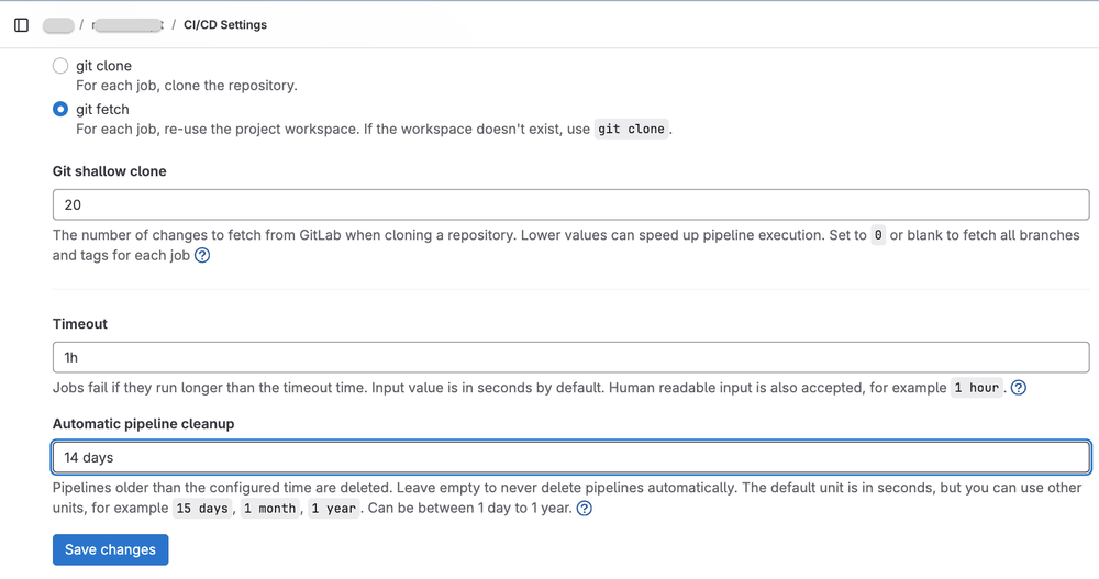 Gitlab Clean Up Pipes